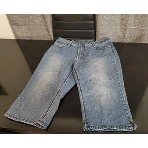 VSH Jeans Womens Shorts Blue Solid Size 12